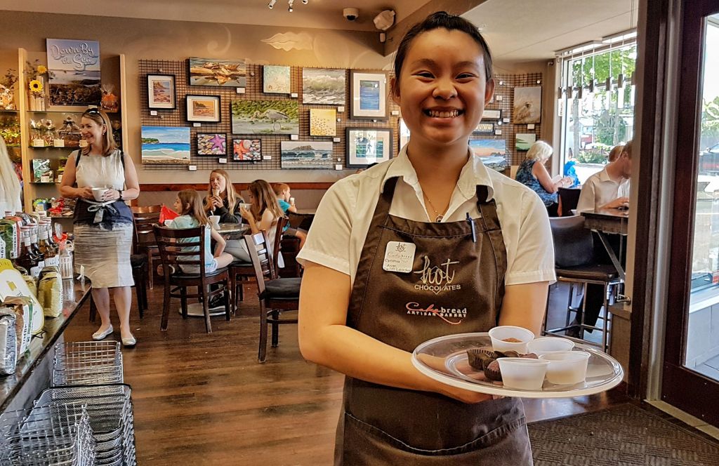 Delicious drinks and truffles at Hot Chocolates
